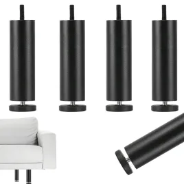 nozki-meblowe-tianlin-m8-czarne-aluminium-15-cm-regulacja-wysokosci