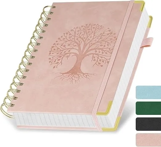 PLANER NOTES ZESZYT SPIRALNY TWARDA OKŁADKA ZESZYT W KRATKĘ 300 STRON