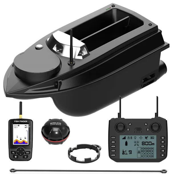 ŁÓDKA ZANĘTOWA FLYTEC V030 GPS BATERIA 20000mAh, ECHOSONDA, TORBA 15km/h