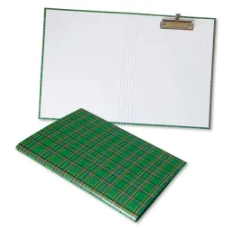 teczka-z-klipem-a4-clipboard-podklad-z-klipem-zamykany-krata-zielony