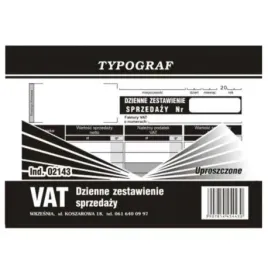 ewidencja-przychodow-dzienne-zestawienie-sprzedazy-typograf-a6-50-kartek