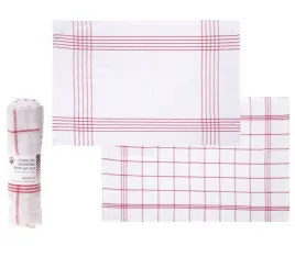 sciereczki-kuchenne-bawelniane-2-szt-40x60-cm-biale-w-czerwona-kratke