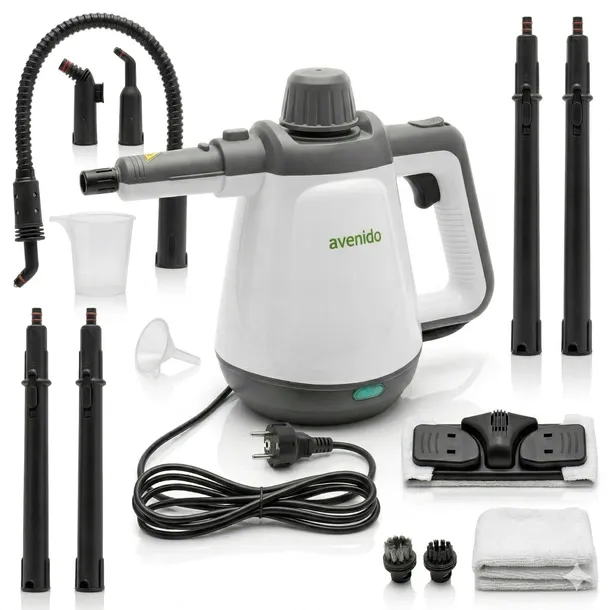 MYJKA PAROWA PAROWNICA CZYŚCIK DO OKIEN MOP PAROWY 2000W 3,5bar DUŻY Zestaw