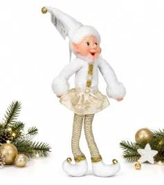 elf-swiateczny-40-cm-maskotka-dekoracyjna-bialo-zlota-ozdoba