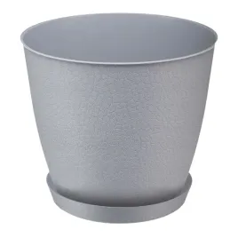 doniczka-z-podstawka-175-cm-szara-tworzywo-sztuczne-25l-tloczony-wzor
