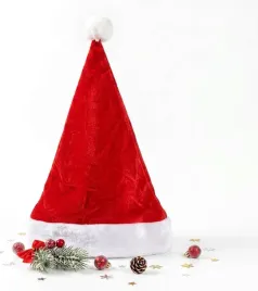 czapka-mikolaja-swiateczna-czerwona-z-pomponem-45-cm-obwod-55-60-cm