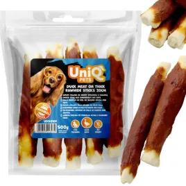 przysmak-dla-psa-grube-paluchy-ze-skory-wolowej-z-kaczka-uniq-pets-500g