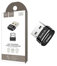 adapter-otg-usb-a-do-usb-c-hoco-ua6-czarny