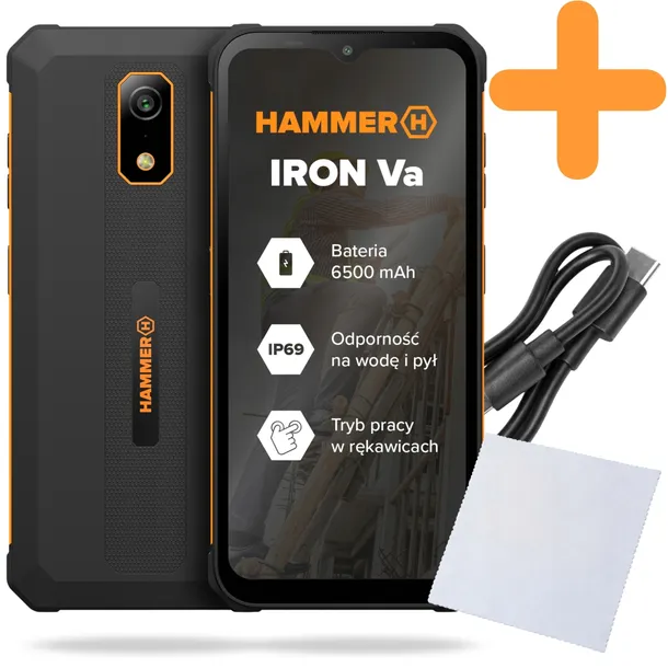 myPhone HAMMER IRON Va 6,56" 60Hz Czarny