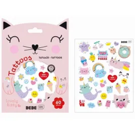 interdruk-tatuaze-dla-dzieci-60-sztuk-bebe-friends-kotek