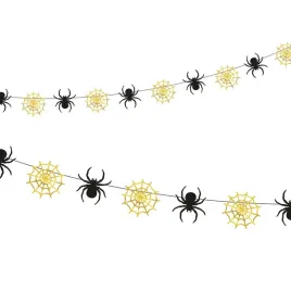 girlanda-dekoracja-wiszaca-na-halloween-pajaki-i-pajeczyny-220-cm