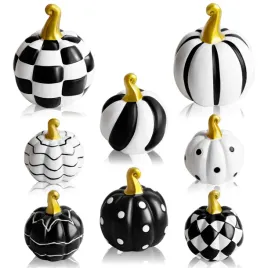 8-x-dynia-czarno-biala-ozdoba-ceramiczna-dekoracja-zestaw-8-sztukhalloween