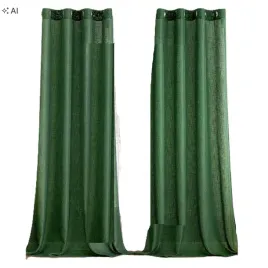 zaslony-z-lnem-140x215-cm-2-szt-na-przelotkach-miulee-zielone
