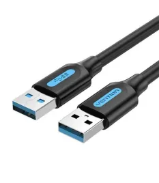kabel-usb-3-0-m-m-15m-czarne-vention-wysoka-szybkosc-transferu