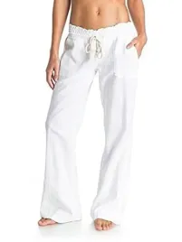 spodnie-proste-roxy-ocean-side-pant-arjnp03006-m-bialy