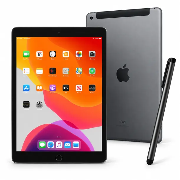 Zestaw Tablet Apple iPad 7 gen 10,2" 128GB LTE + Rysik | do nauki
