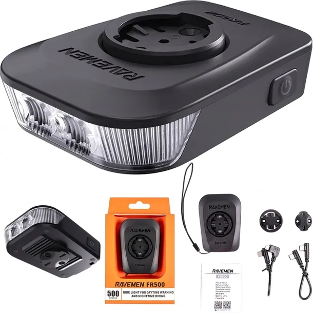 Ravemen FR500 Lampka Przednia do Nawigacji Garmin, Wahoo