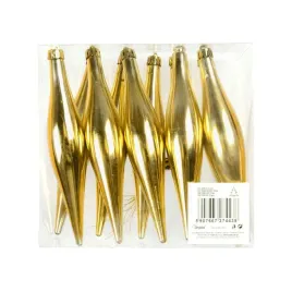 zlote-sople-choinkowe-arpex-pvc-15-cm-10-sztuk