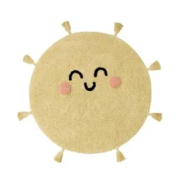 lorena-canals-dywan-bawelniany-youre-my-sunshine-okragly-100-cm