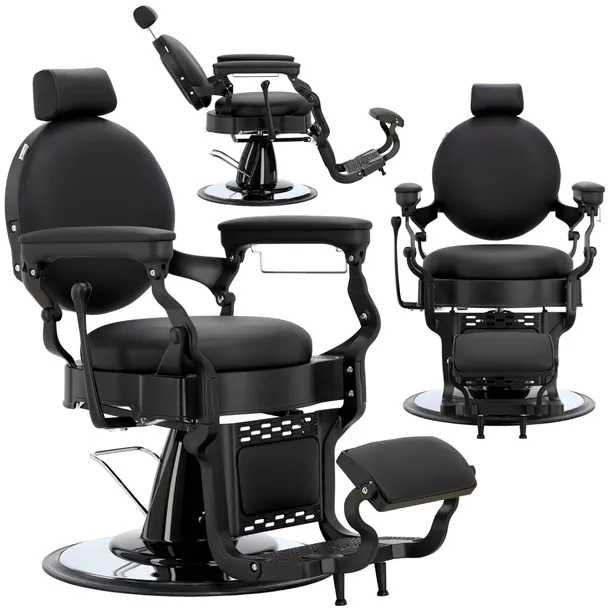 Fotel fryzjerski barberski hydrauliczny do salonu fryzjerskiego Logan