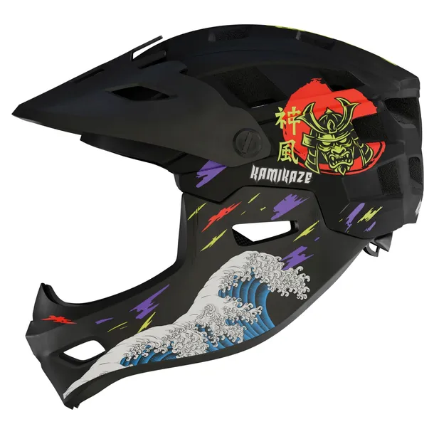 Kask Kamikaze Ronin Wave Black L