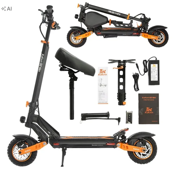2026 Pojazd elektryczny Kukirin G2 MAX 1200w 55KM/H PL Dystrybucja