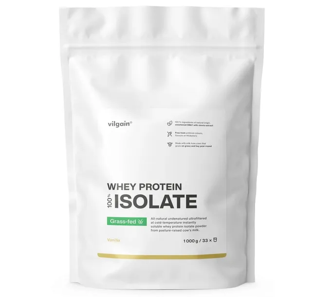 Odżywka białkowa Izolat Grass-Fed Vilgain proszek 1kg smak waniliowy