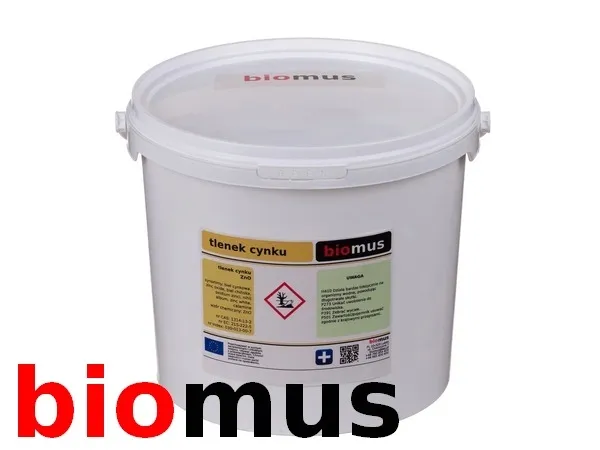 BIOMUS TLENEK CYNKU BIEL CYNKOWA | 5KG GATUNEK: CZYSTY