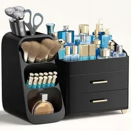 organizer-na-kosmetyki-pedzle-do-3-w-1-bialy-z-szufladami-z-tworzywa