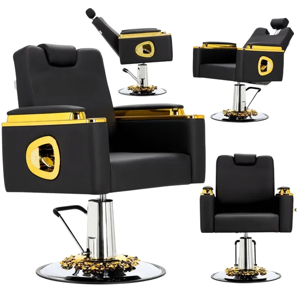Fotel fryzjerski barberski hydrauliczny do salonu fryzjerskiego Midas