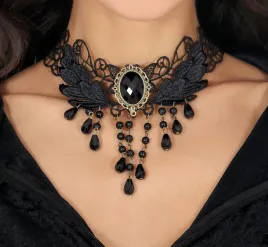 choker-z-kamykami-czarny