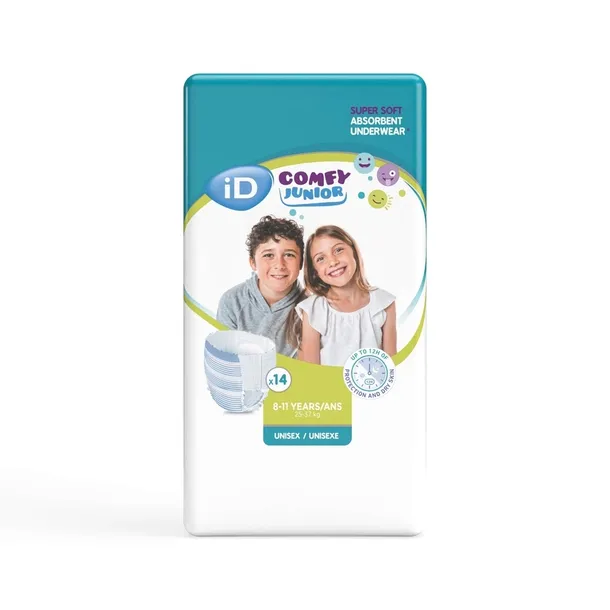 Majtki chłonne dla dzieci ID Comfy Junior Pants 8-11 lat 25-37 kg 14 sztuk
