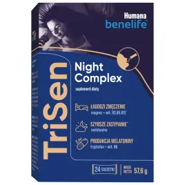 humana-benelife-trisen-night-complex-melatonina-w-proszku-na-spokojny-sen