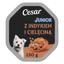 cesar-junior-karma-dla-szczeniat-w-pasztecie-z-indykiem-i-cielecina-150-g