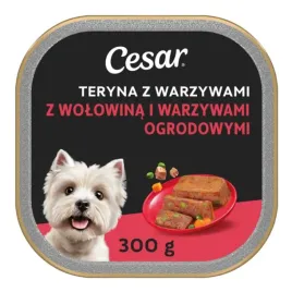 cesar-mokra-karma-dla-psa-z-wolowina-i-warzywami-w-terynie-300-g