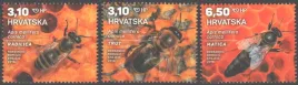 chorwacja-2019-mnh-xf-owady-pszczoly