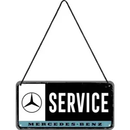 zawieszka-tablica-metalowa-10x20cm-mercedes-benz-service-28030