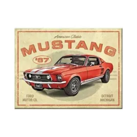 magnes-na-lodowke-6x8cm-for-ustang-gt-1967-red-14402