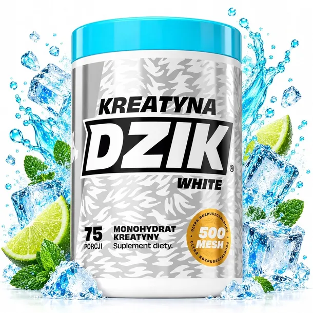 WK Dzik Kreatyna 308g smak cytrusów WHITE 500 MESH super rozpuszczalna