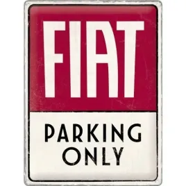 tablica-metalowa-plakat-30x40cm-fiat-parking-only-23300
