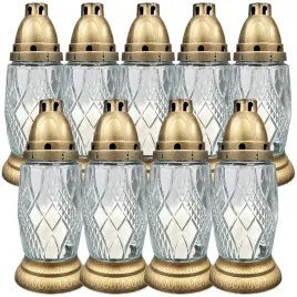znicz-szklany-cer-far-z-2502-krysztalowa-kratka-zloty-24-cm-9-szt