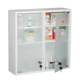 szafka-medyczna-medicosafe-duo-biala-zamykana-podwojne-drzwi
