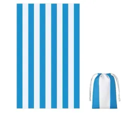 recznik-plazowy-160-90-cm-niebieski-w-biale-paski-z-etui-szybkoschnacy