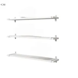 polka-na-ksiazki-60cm-biala-nowoczesna-z-uchwytem-u-3szt-gronda