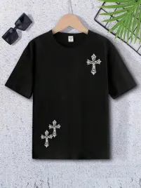 shein-czarny-t-shirt-nadruk-s06-128-134