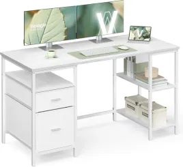 biurko-komputerowe-140x60cm-z-2-szufladami-3-polkami-biale-songmics