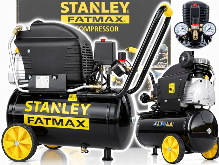STANLEY FATMAX KOMPRESOR OLEJOWY SPRĘŻARKA powietrza 24L 8bar 2KM