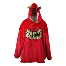 hoodie-koc-oversized-warhammer-40k-z-motywem-squiga-w-kolorze-czerwonym