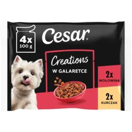 cesar-creations-mokra-karma-dla-psa-kurczak-i-wolowina-w-galaretce-4100g