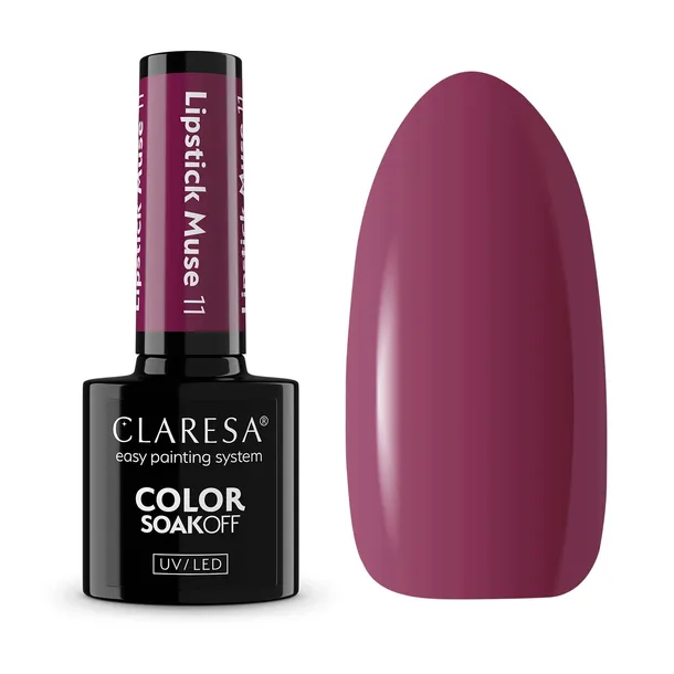 CLARESA LAKIER HYBRYDOWY Lipstick Muse 11 głęboka śliwka 5G - Śliwka